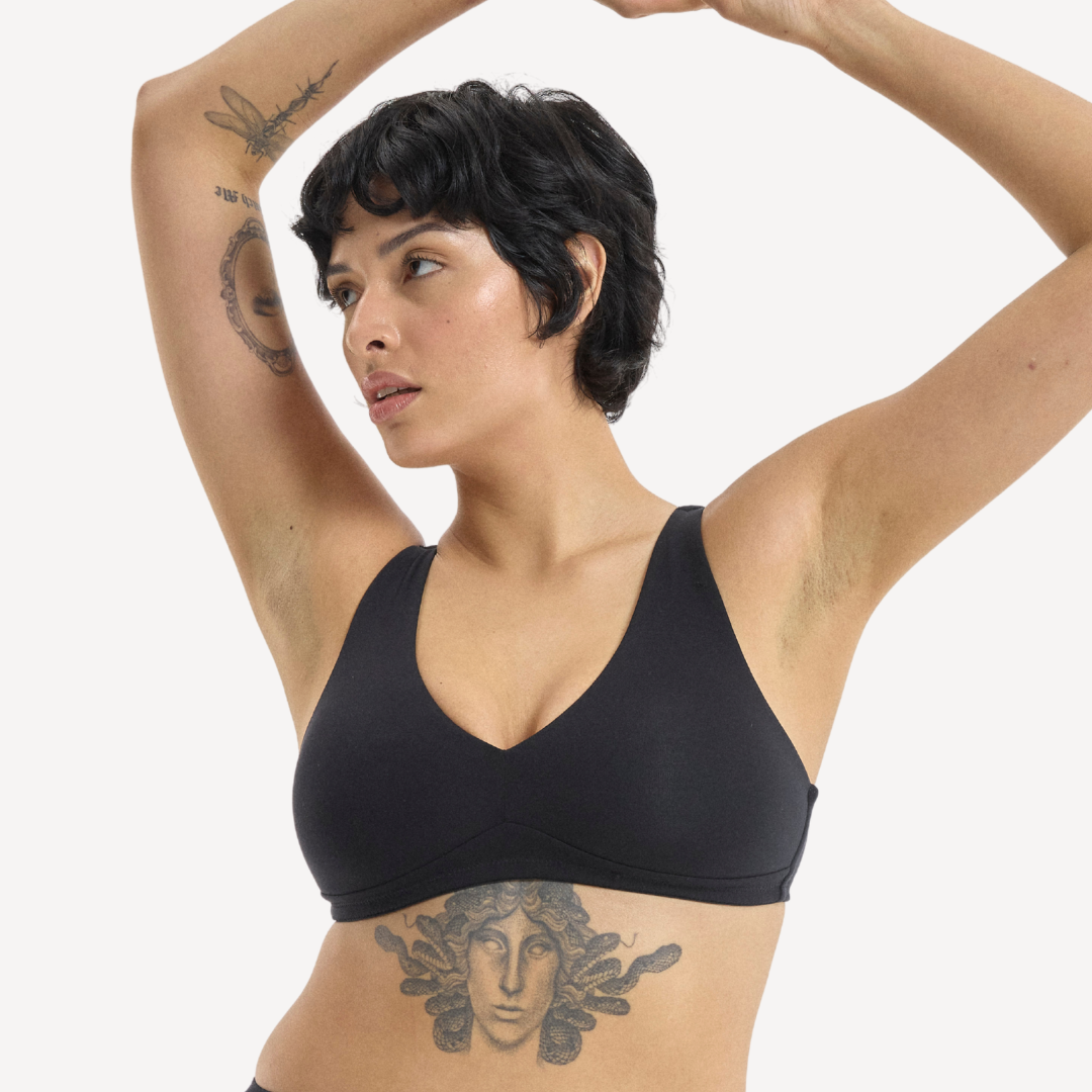 Plunge Wirefree Bralette - Better Than Cotton 14 Plunge Wirefree Bralette - Better Than Cotton