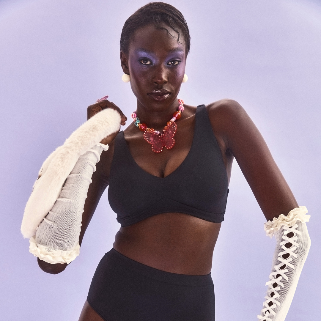 Plunge Wirefree Bralette - Better Than Cotton 3 Plunge Wirefree Bralette - Better Than Cotton