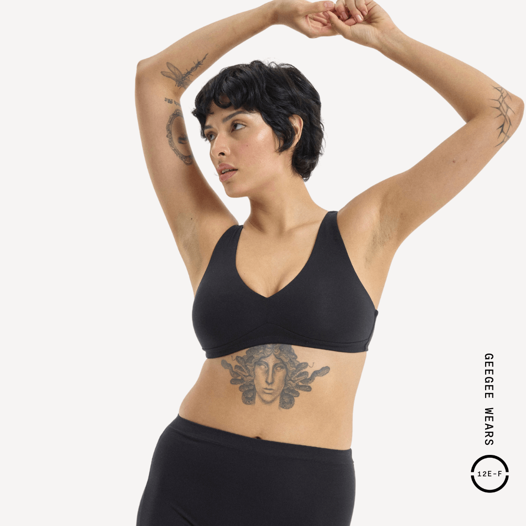 Plunge Wirefree Bralette - Better Than Cotton 4 Plunge Wirefree Bralette - Better Than Cotton