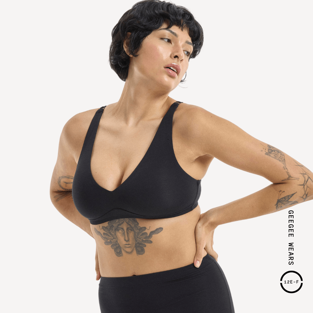 Plunge Wirefree Bralette - Better Than Cotton 5 Plunge Wirefree Bralette - Better Than Cotton