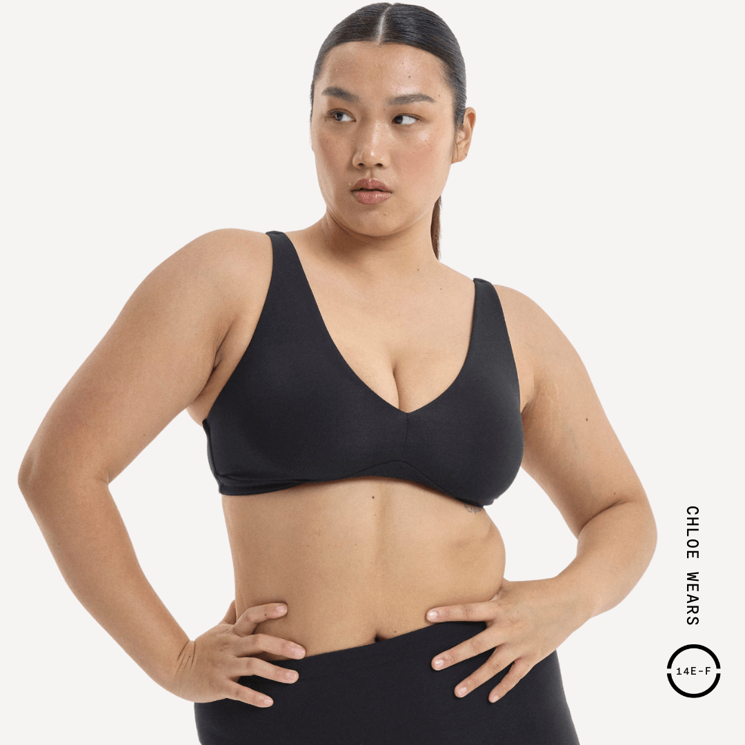 Plunge Wirefree Bralette - Better Than Cotton 8 Plunge Wirefree Bralette - Better Than Cotton