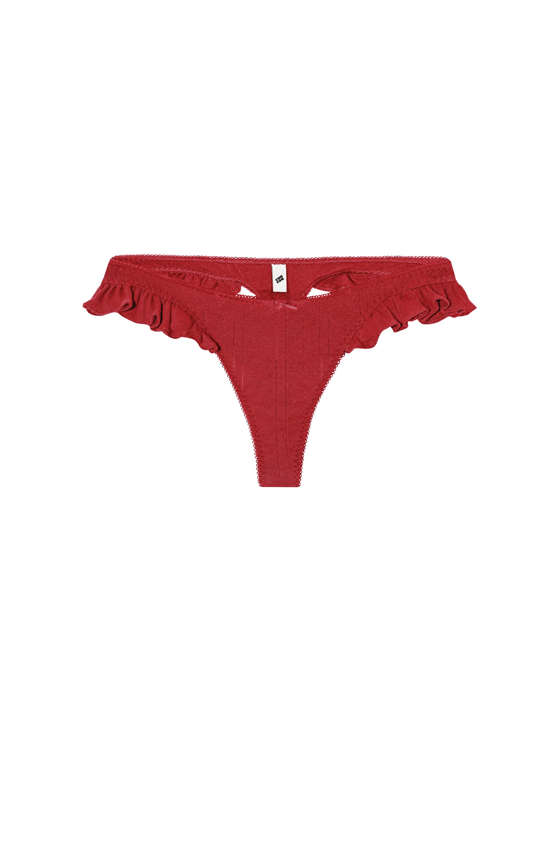 The Butterfly Thong Cherry Red 3 The Butterfly Thong Cherry Red