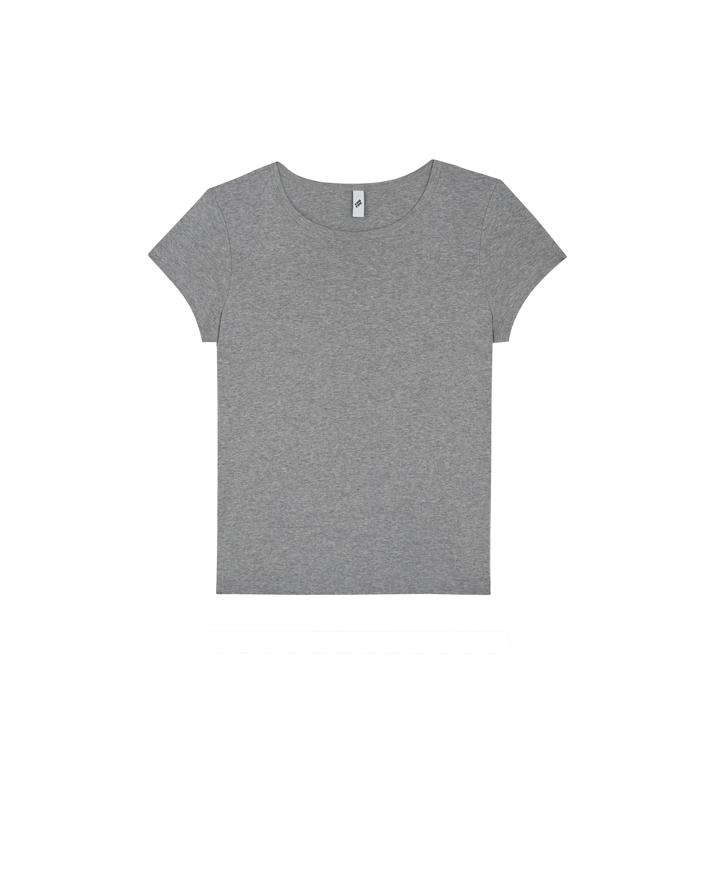 The Baby Tee: Cotton Jersey Grey 3 The Baby Tee: Cotton Jersey Grey