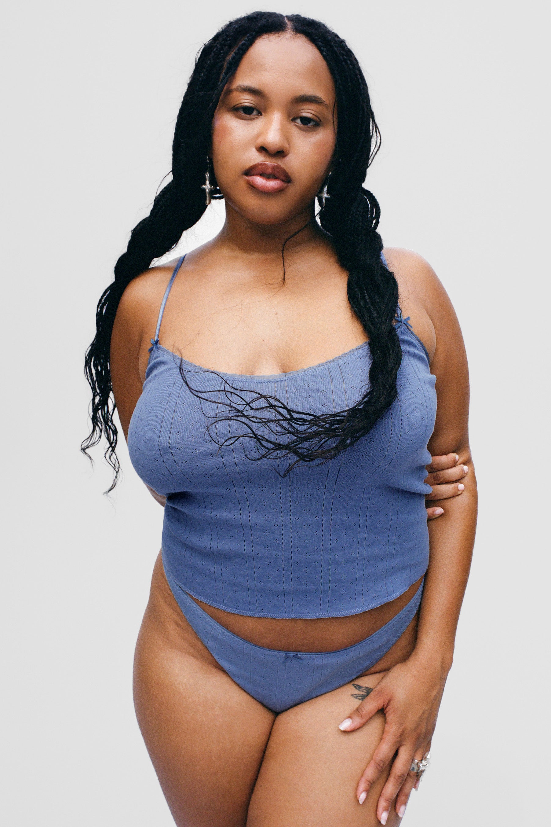 The Long Cami French Blue
