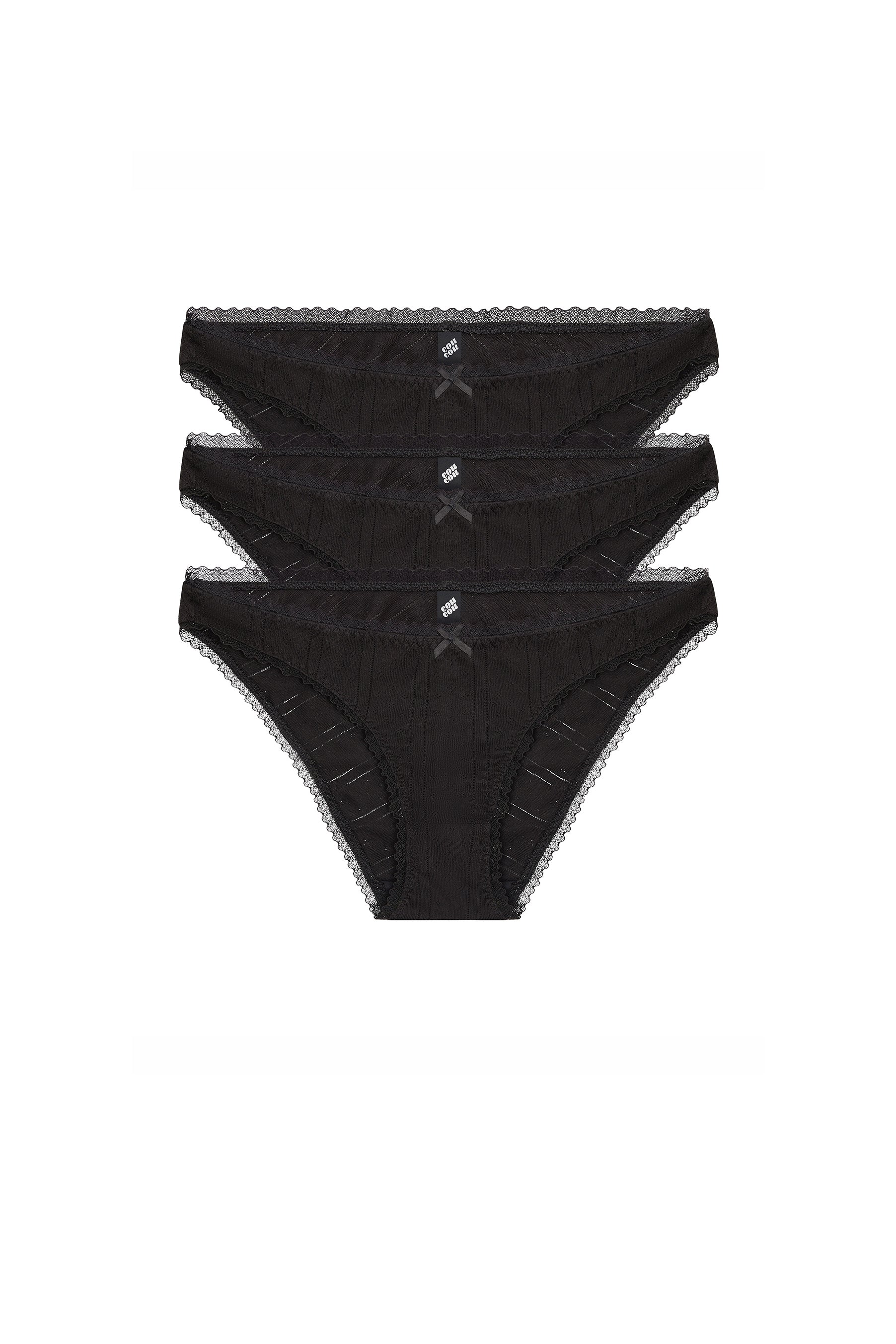 The Low Rise: 3-Pack Black 3 The Low Rise: 3-Pack Black
