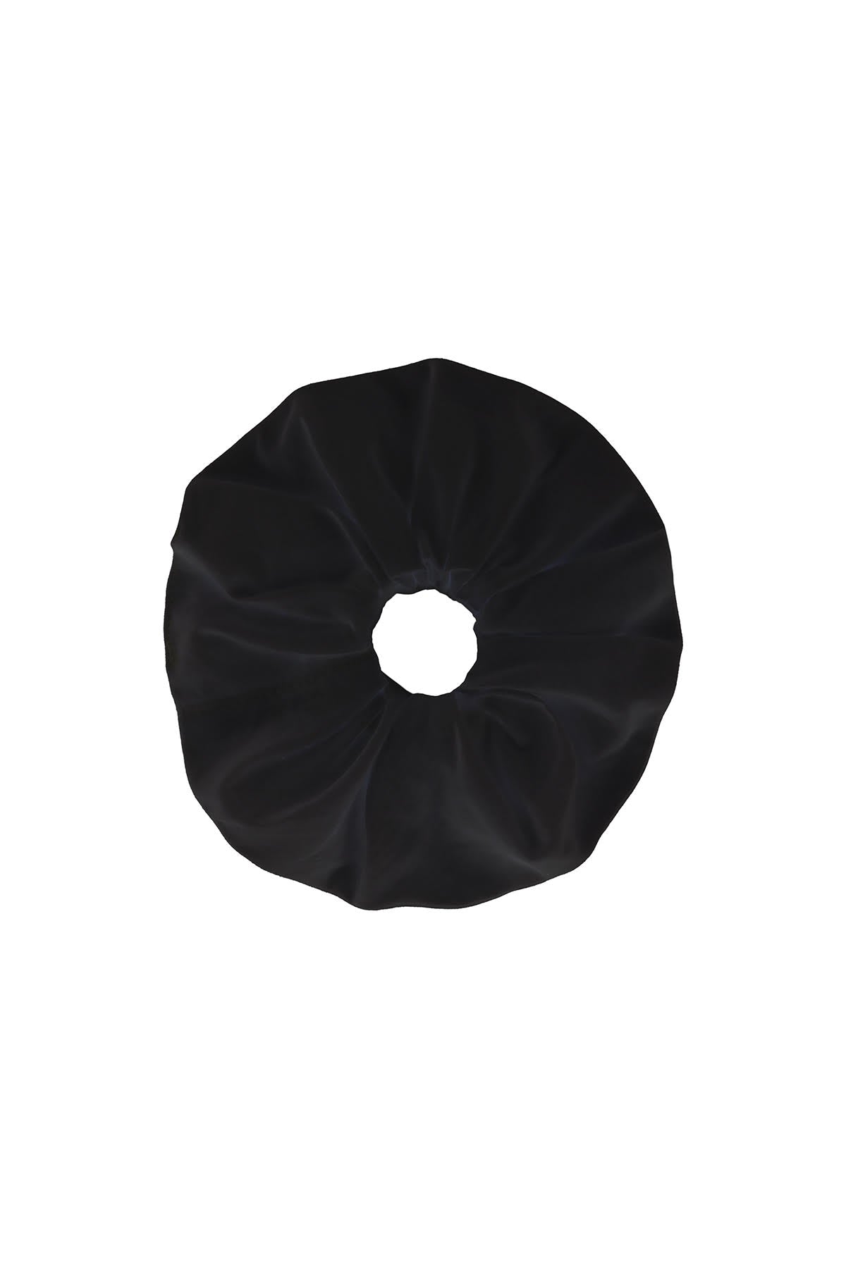 The Oversized Scrunchie: Cotton Voile Black