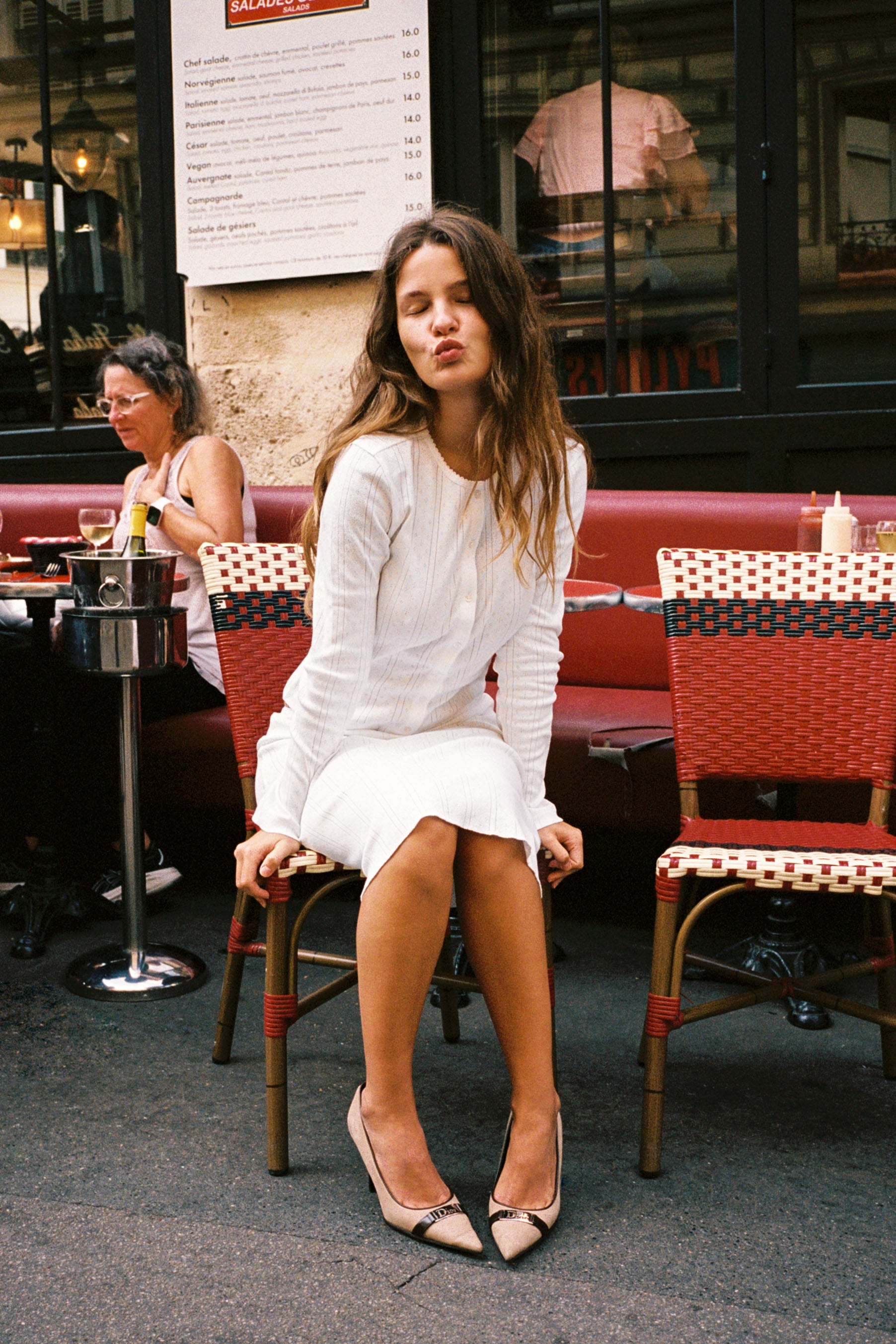 The Slip Skirt White