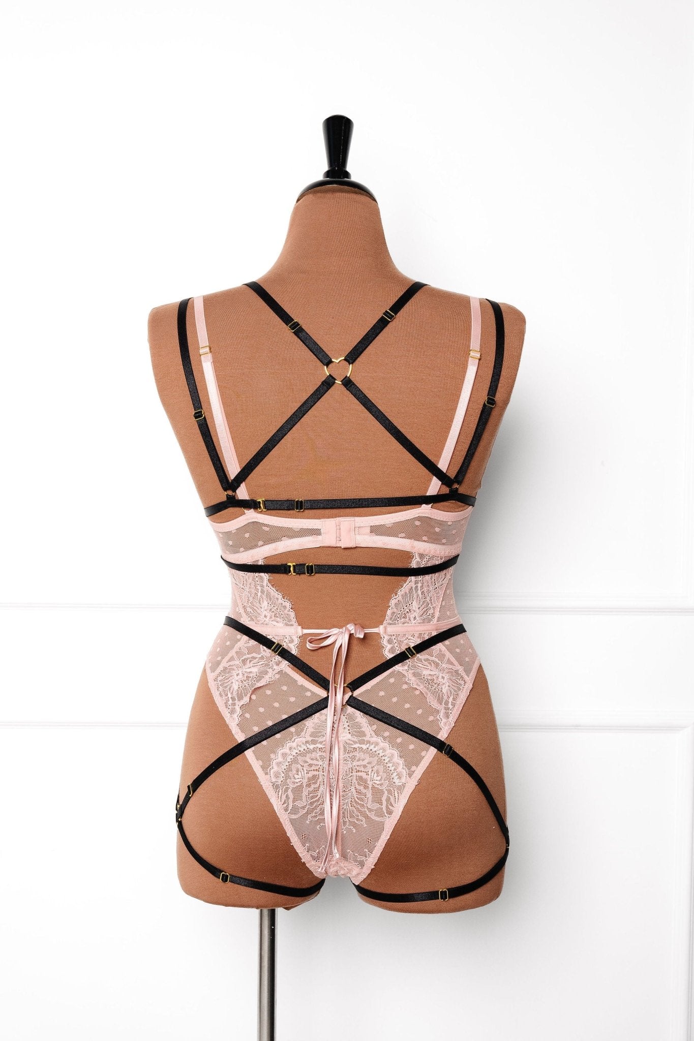 Strappy Heart Harness Top - Black 11 Strappy Heart Harness Top - Black