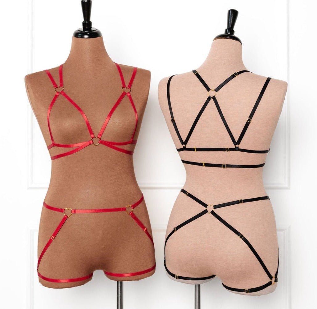 Strappy Heart Harness Top - Black 18 Strappy Heart Harness Top - Black