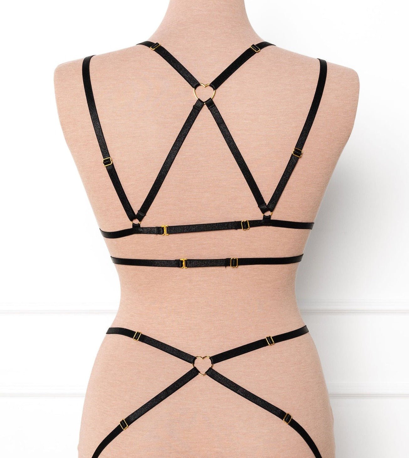 Strappy Heart Harness Top - Black 19 Strappy Heart Harness Top - Black