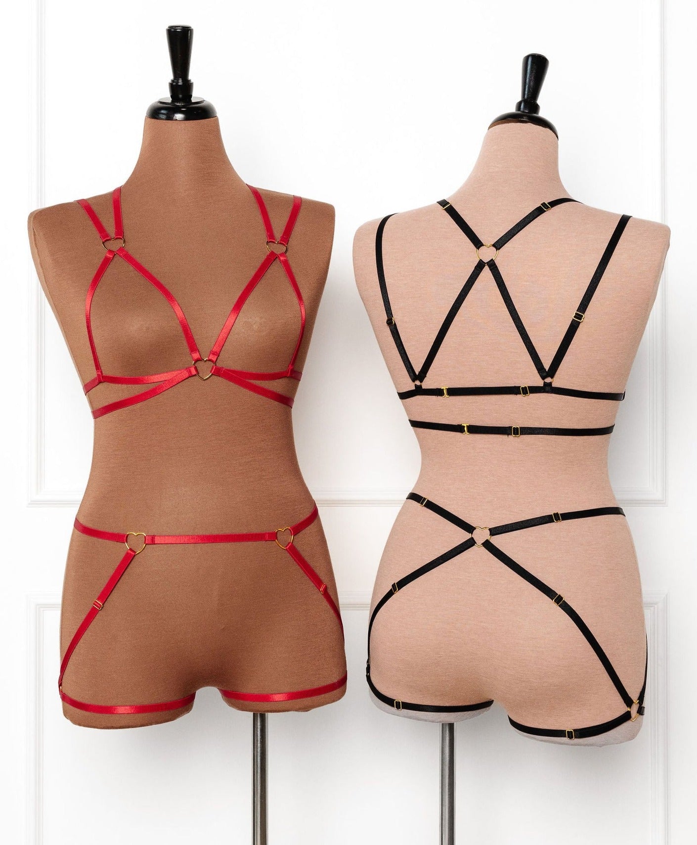 Strappy Heart Harness Top - Black 21 Strappy Heart Harness Top - Black