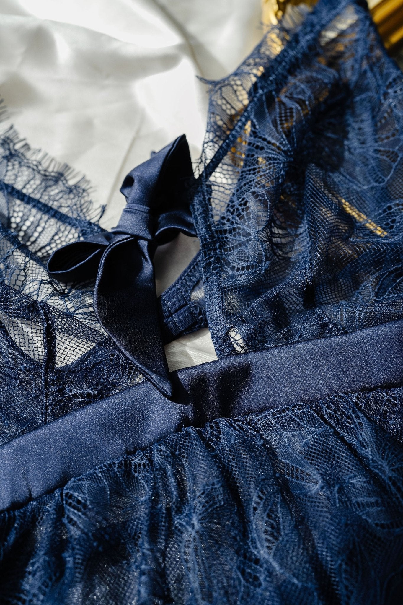 Eyelash Lace Crotchless Teddy - Navy 17 Eyelash Lace Crotchless Teddy - Navy