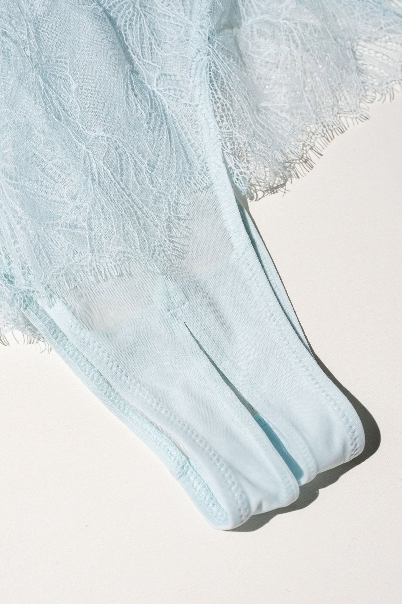 Eyelash Lace Crotchless Teddy - Something Blue 14 Eyelash Lace Crotchless Teddy - Something Blue