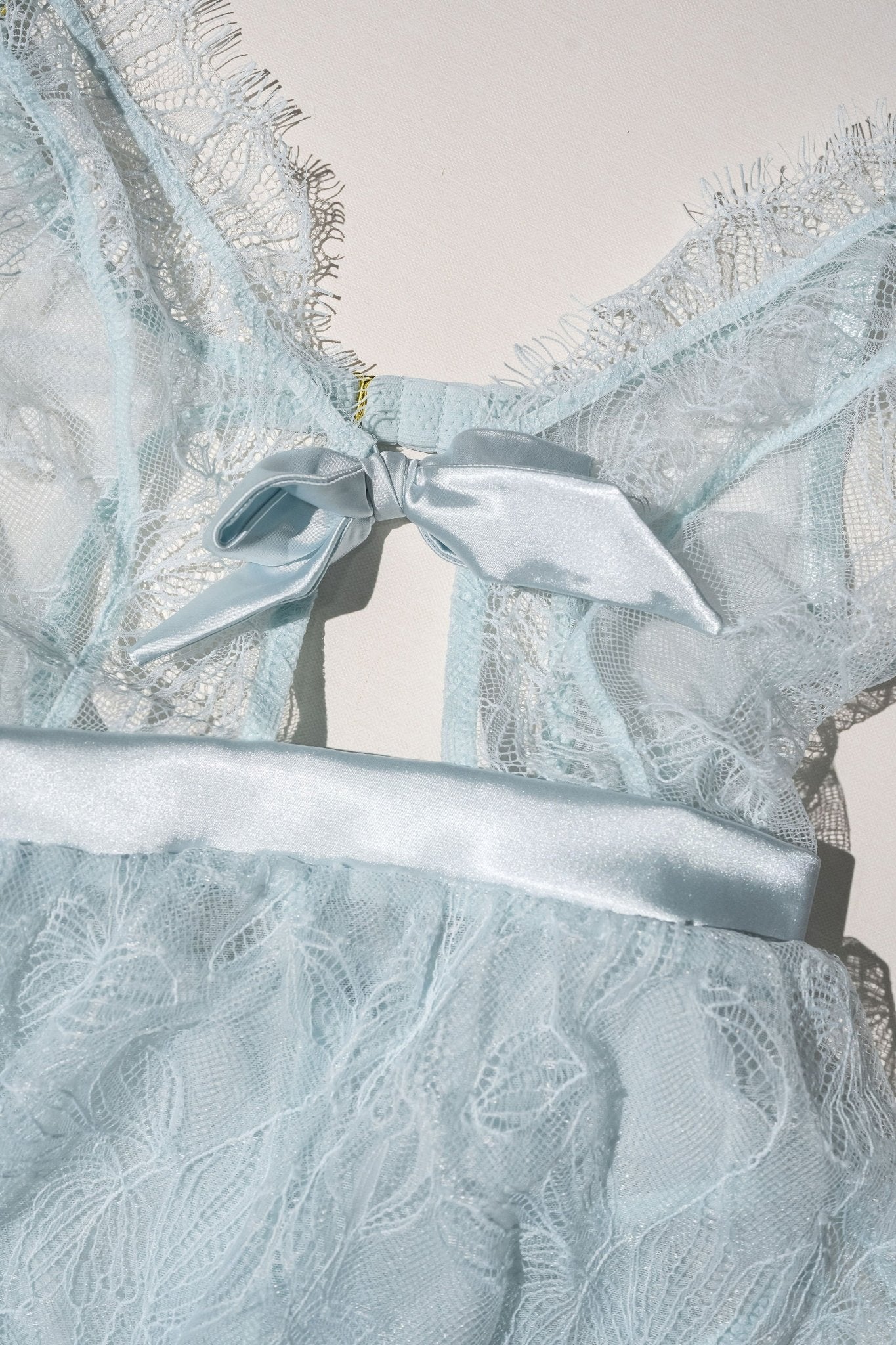 Eyelash Lace Crotchless Teddy - Something Blue 16 Eyelash Lace Crotchless Teddy - Something Blue