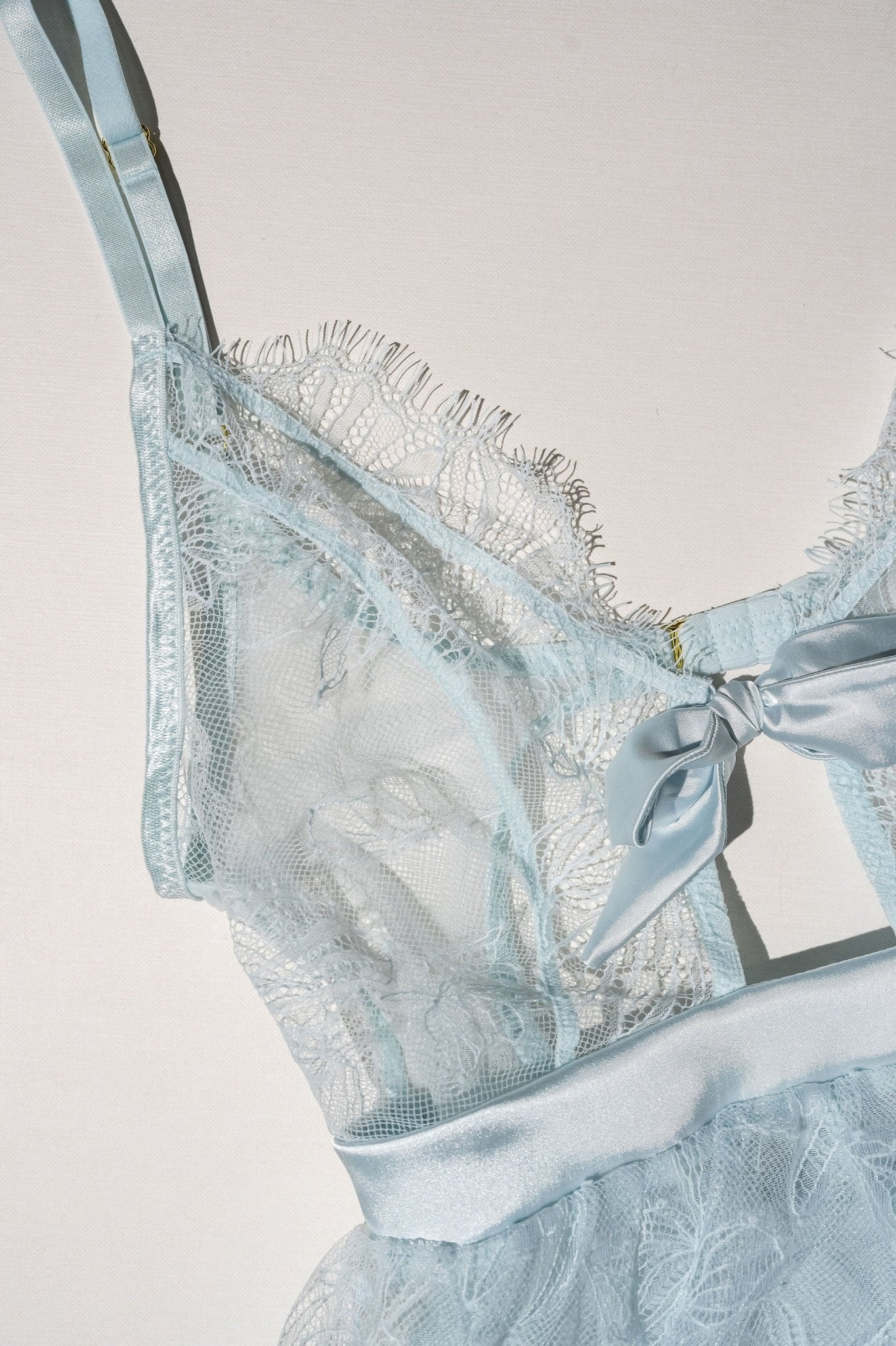 Eyelash Lace Crotchless Teddy - Something Blue 17 Eyelash Lace Crotchless Teddy - Something Blue