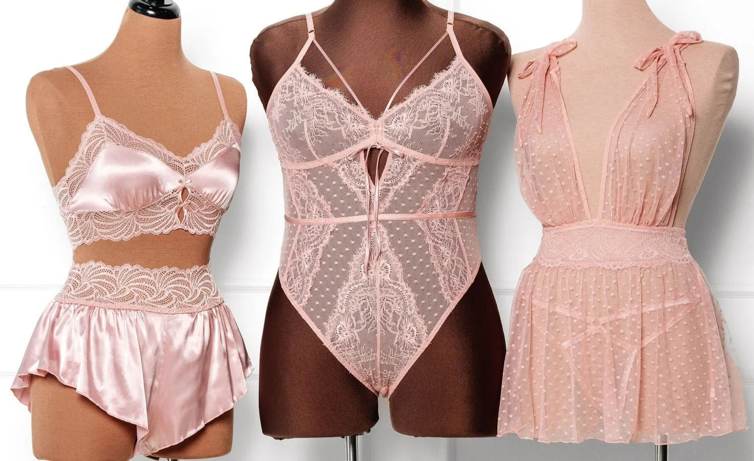 High Waist Lacy Satin Tap Shorts - Blush 12 High Waist Lacy Satin Tap Shorts - Blush
