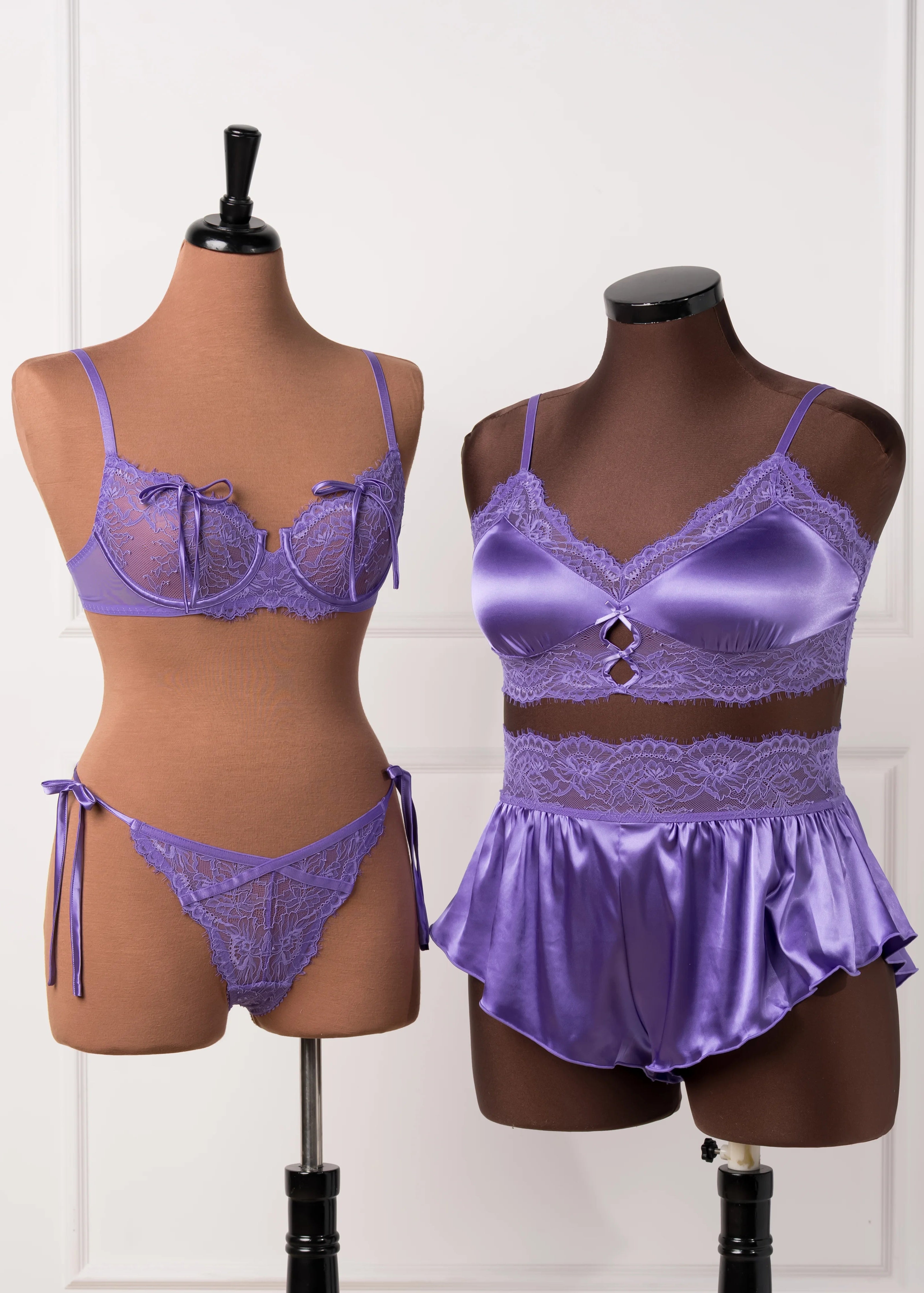 Lacy Side Tie Panty - Wisteria 15 Lacy Side Tie Panty - Wisteria