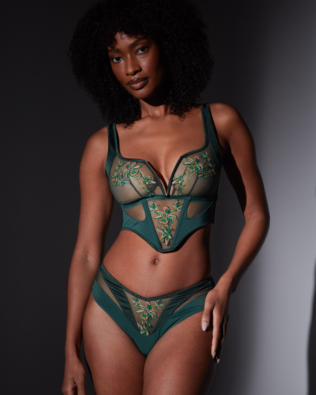 Cyrene Bodice - Emerald