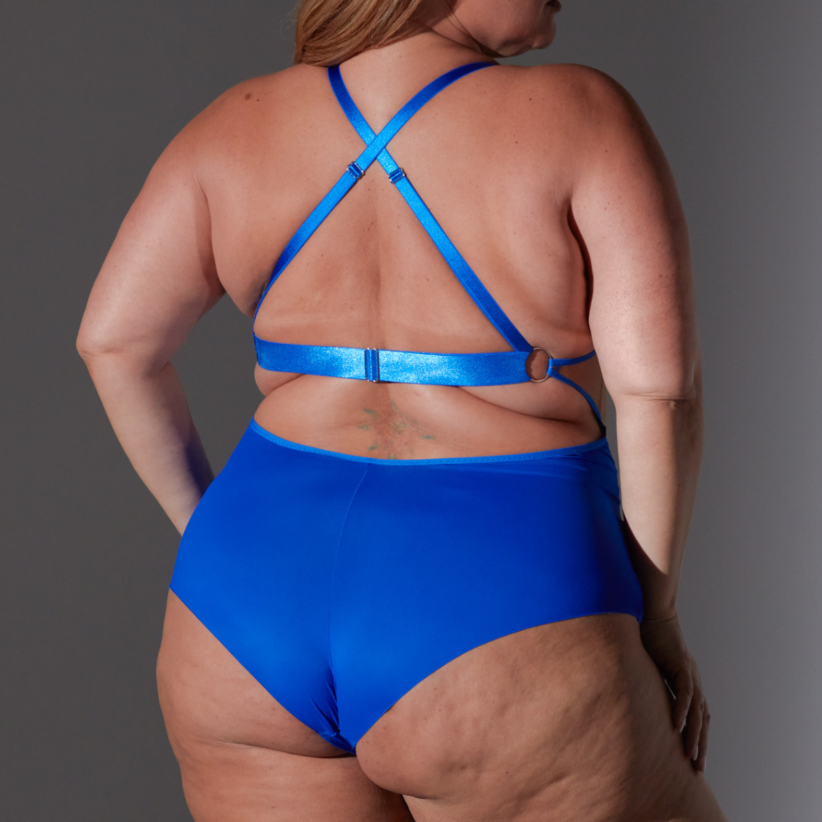 Dracona Bodysuit - Lapis/Butterscotch - FINAL SALE 3 Dracona Bodysuit - Lapis/Butterscotch - FINAL SALE