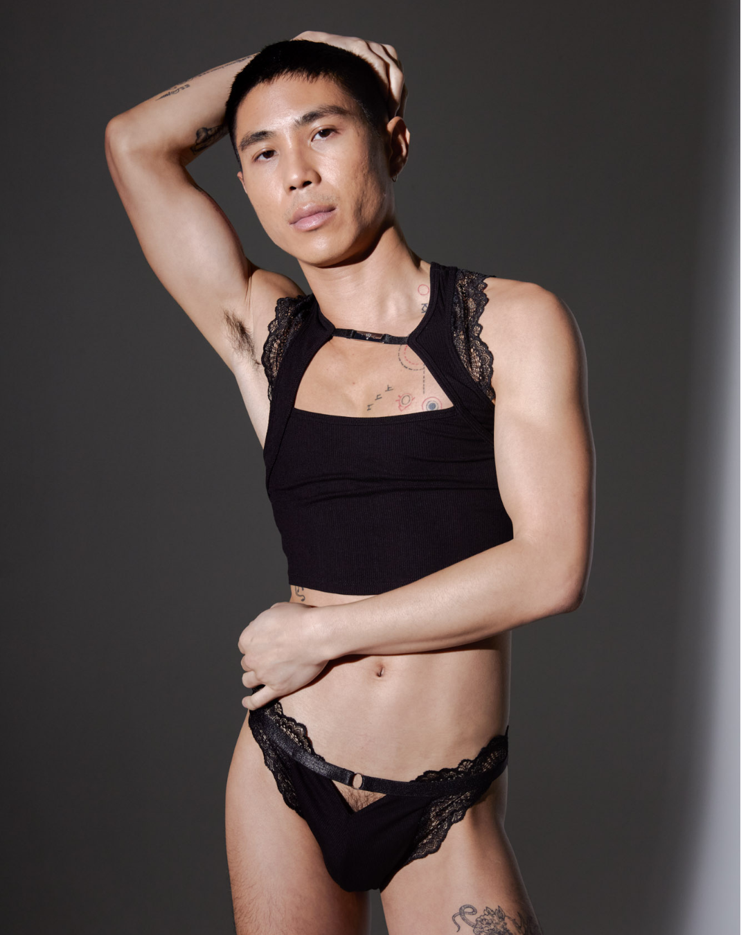 Kane Cropped Tank & Jockstrap Set 4 Kane Cropped Tank & Jockstrap Set