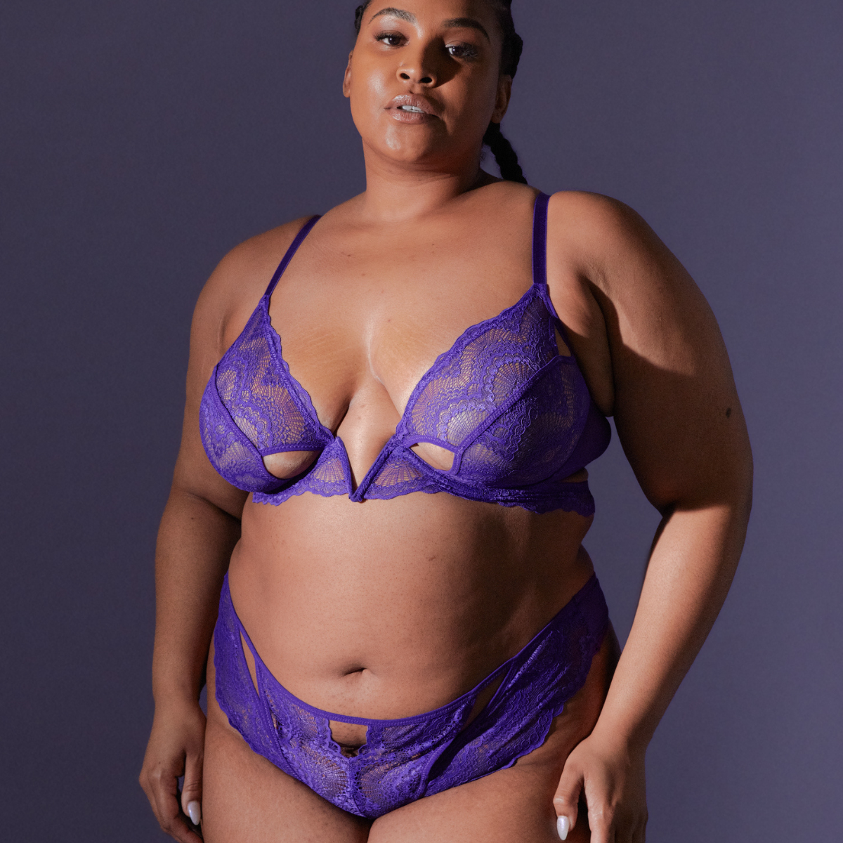 Kane V-wire Bra - Ultraviolet - FINAL SALE