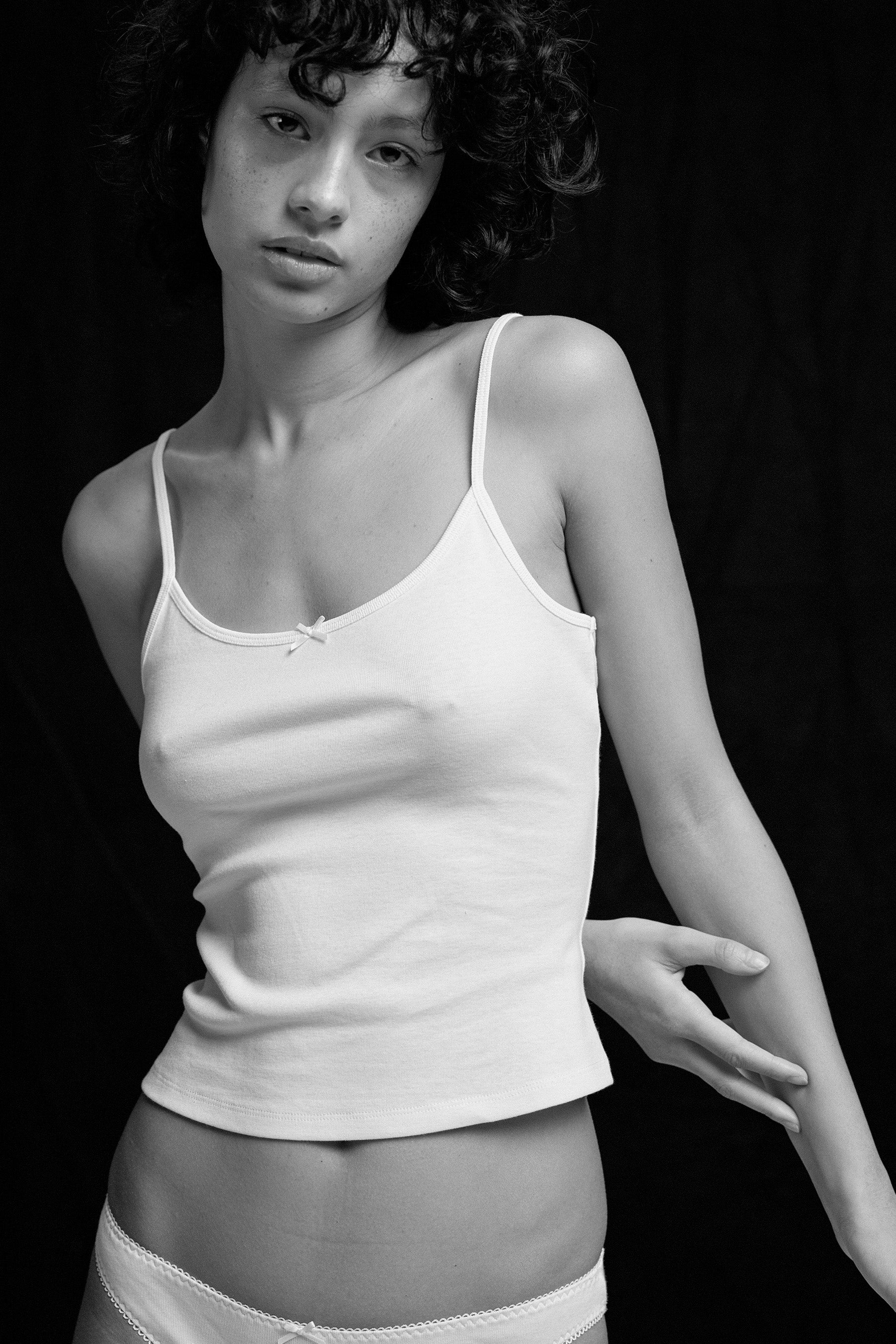 The Tank: Cotton Jersey White