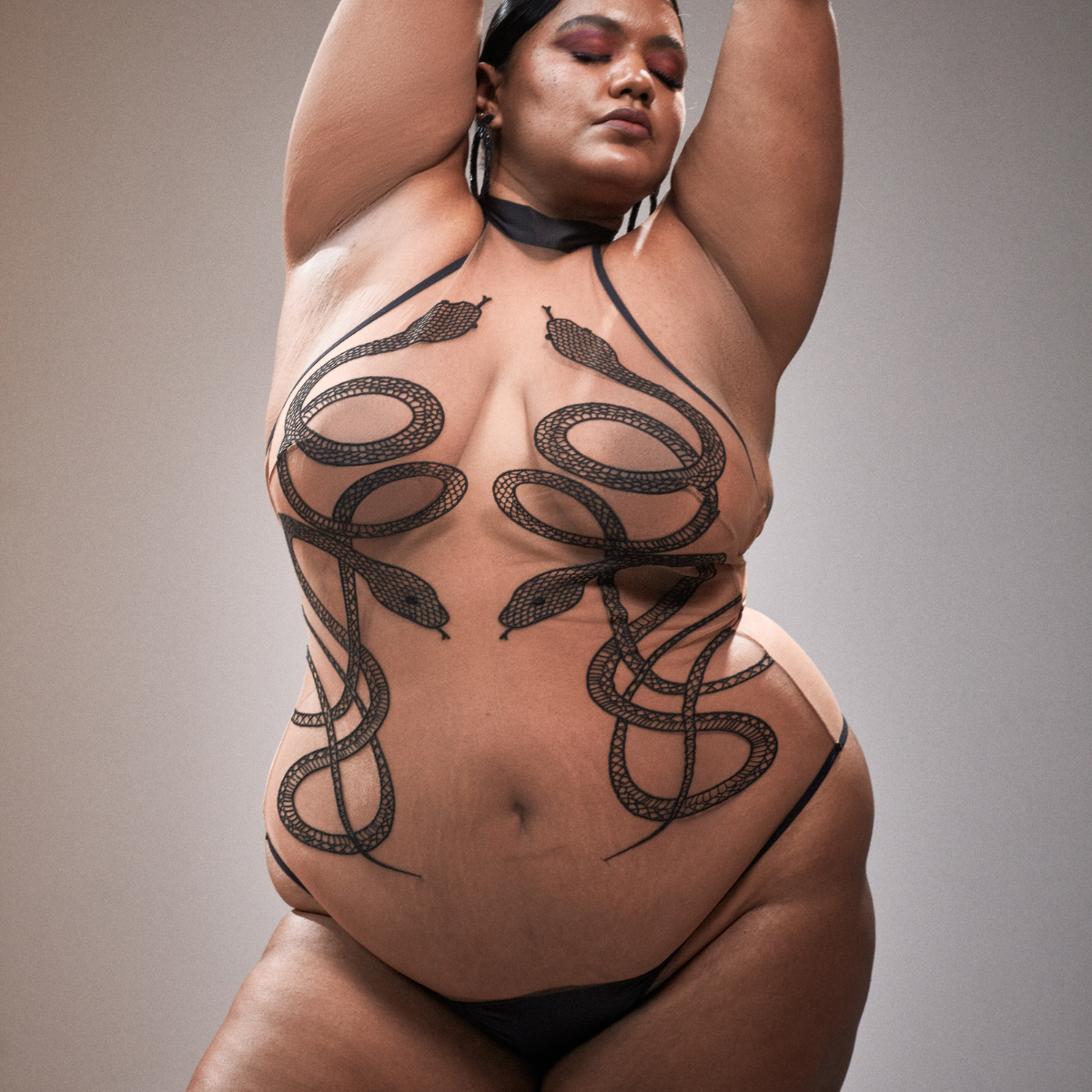Medusa Bodysuit - Toffee 4 Medusa Bodysuit - Toffee