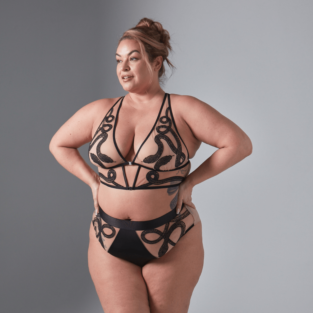 Medusa High-Waisted Bikini - Butterscotch 5 Medusa High-Waisted Bikini - Butterscotch