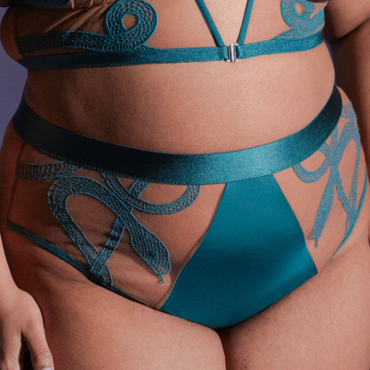 Medusa High-Waisted Bikini - Chameleon - Available in Multiple Nudes 5 Medusa High-Waisted Bikini - Chameleon - Available in Multiple Nudes