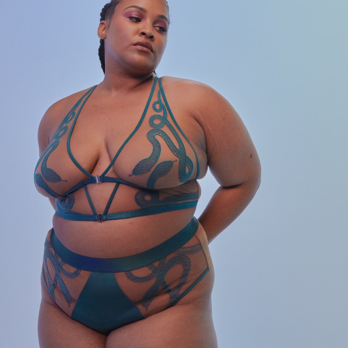 Medusa High-Waisted Bikini - Chameleon - Available in Multiple Nudes 7 Medusa High-Waisted Bikini - Chameleon - Available in Multiple Nudes