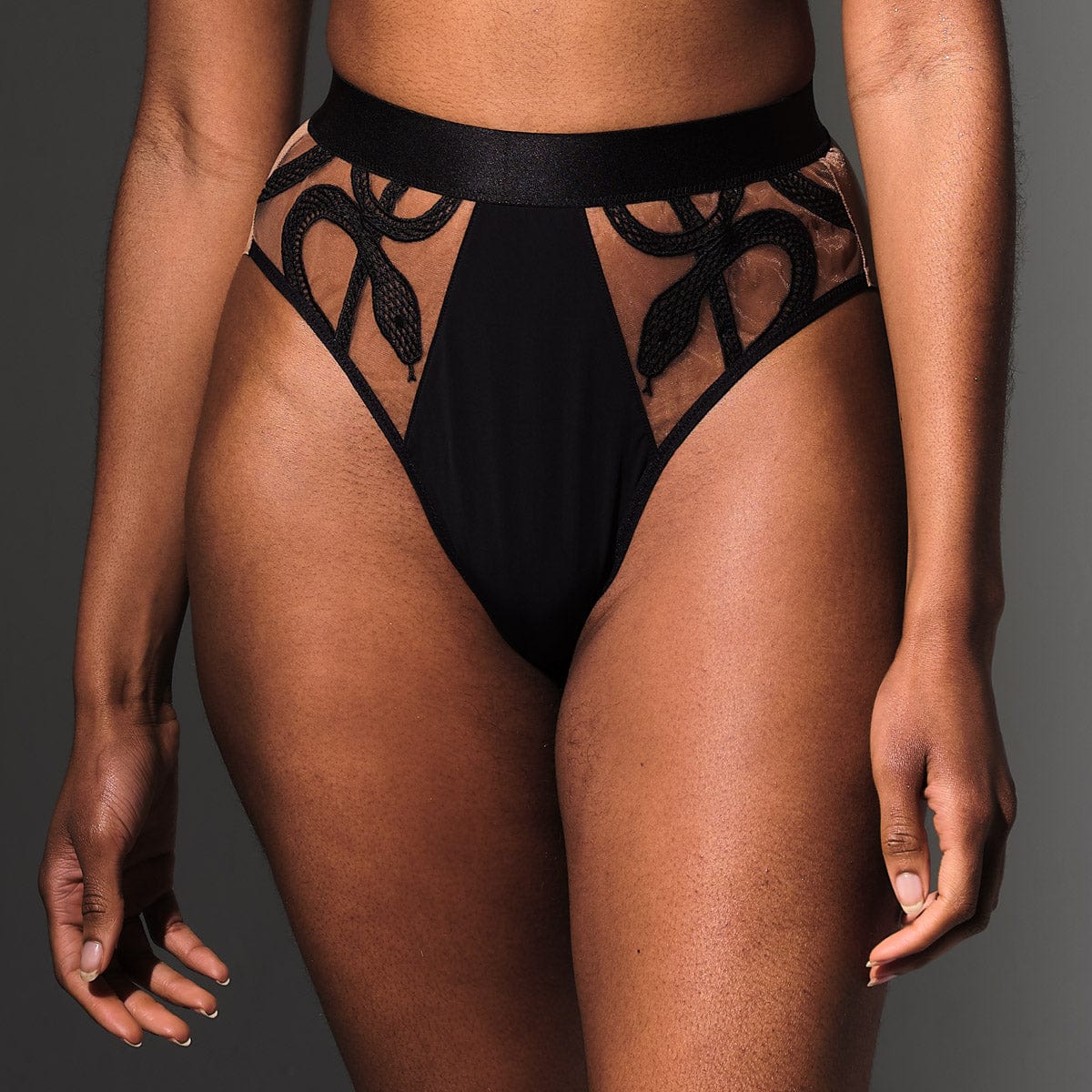 Medusa High-Waisted Bikini - Toffee