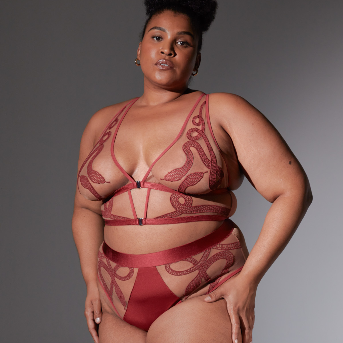 Medusa Set - Oxblood/Toffee