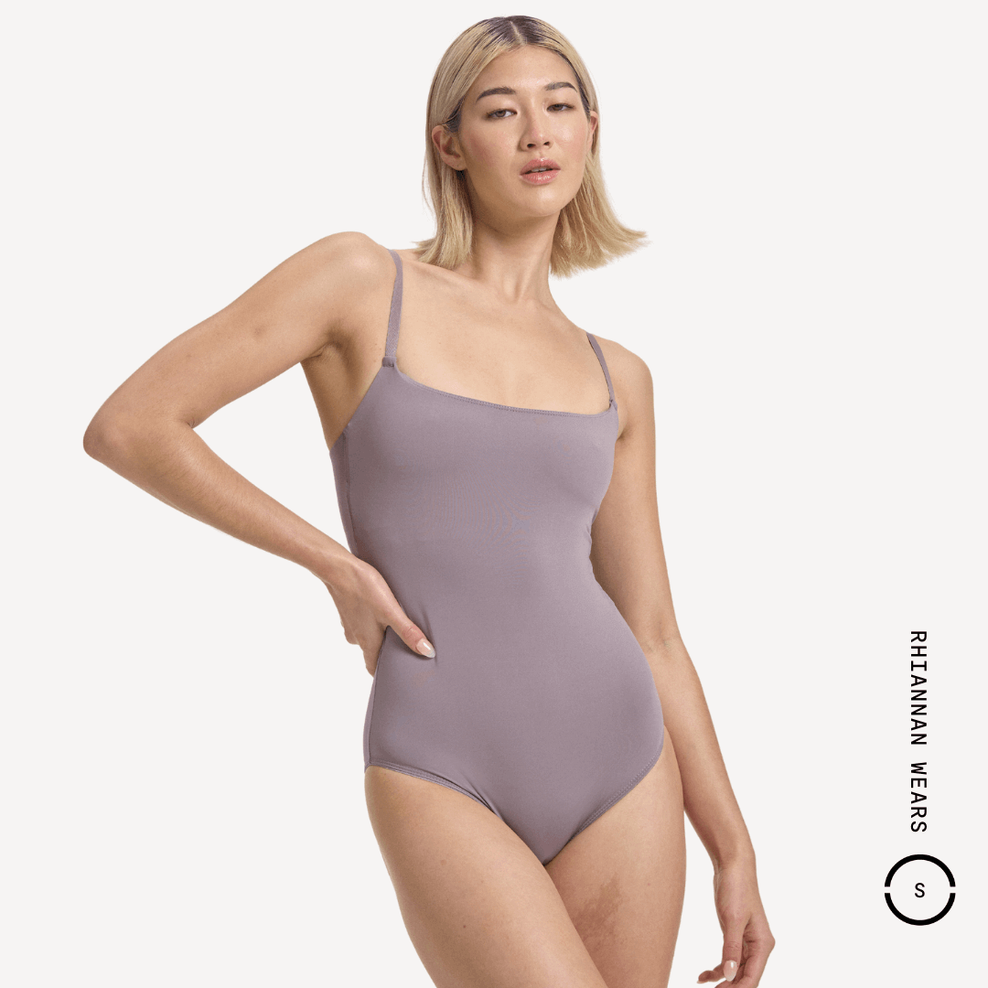Bio Scoop Neck Bodysuit Brief - Archive