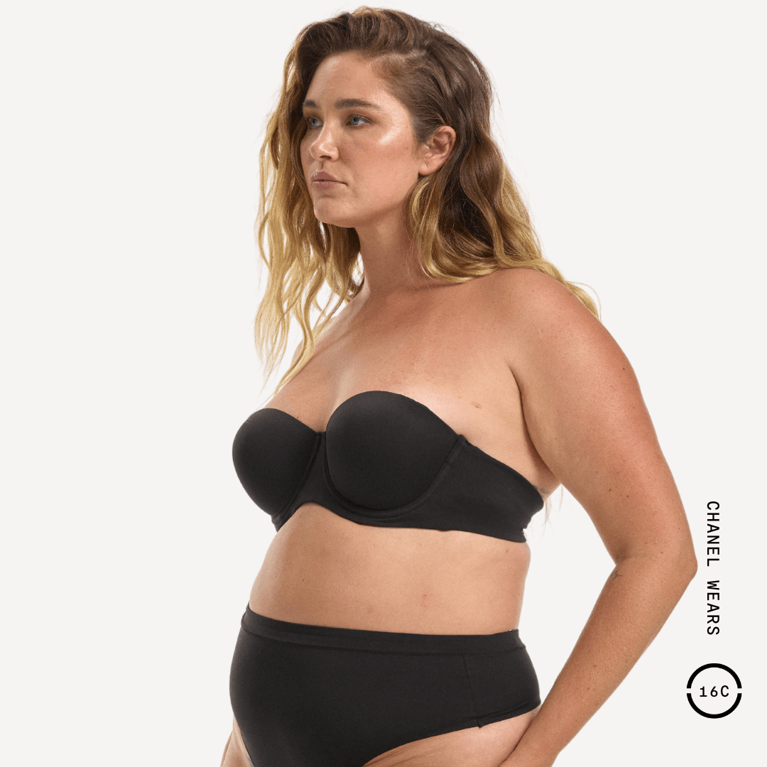 Low Cut Strapless Padded Bra