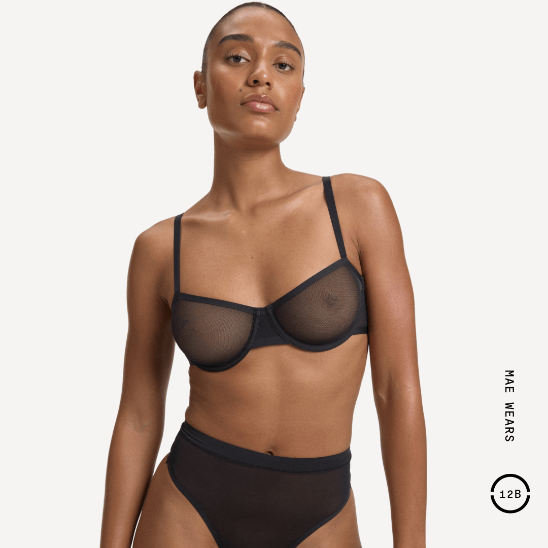 Mesh Balconette Bra 11 Mesh Balconette Bra