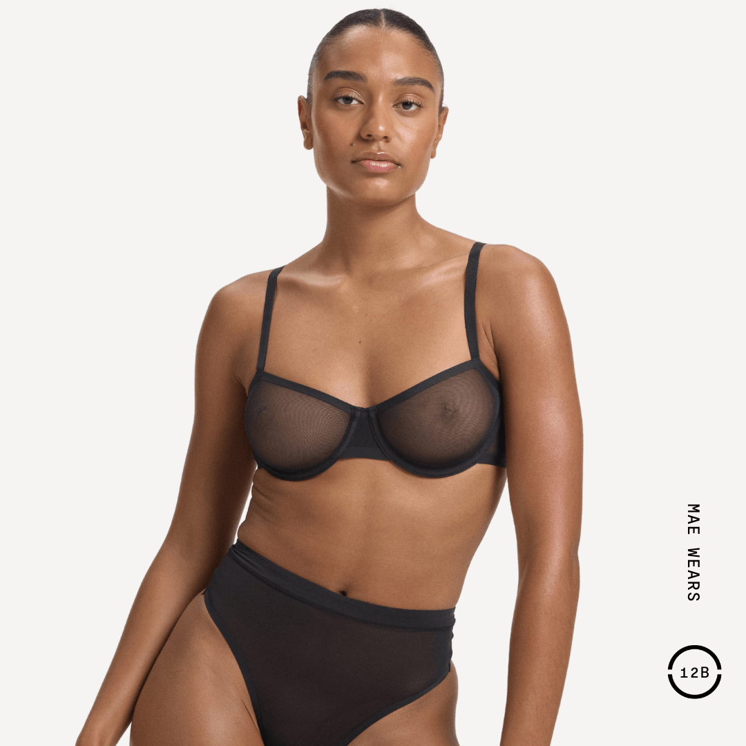 Mesh Balconette Bra 12 Mesh Balconette Bra