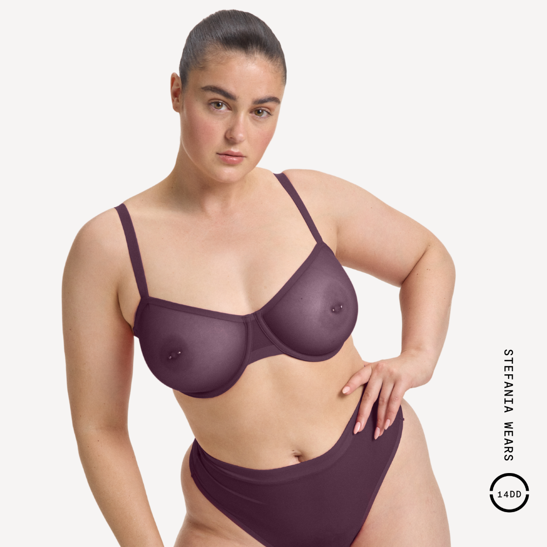 Mesh Balconette Bra 14 Mesh Balconette Bra