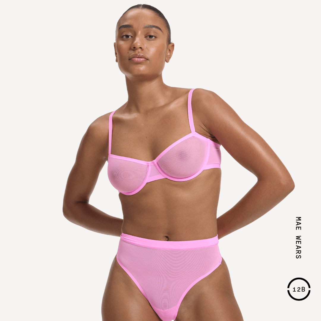 Mesh Balconette Bra 6 Mesh Balconette Bra