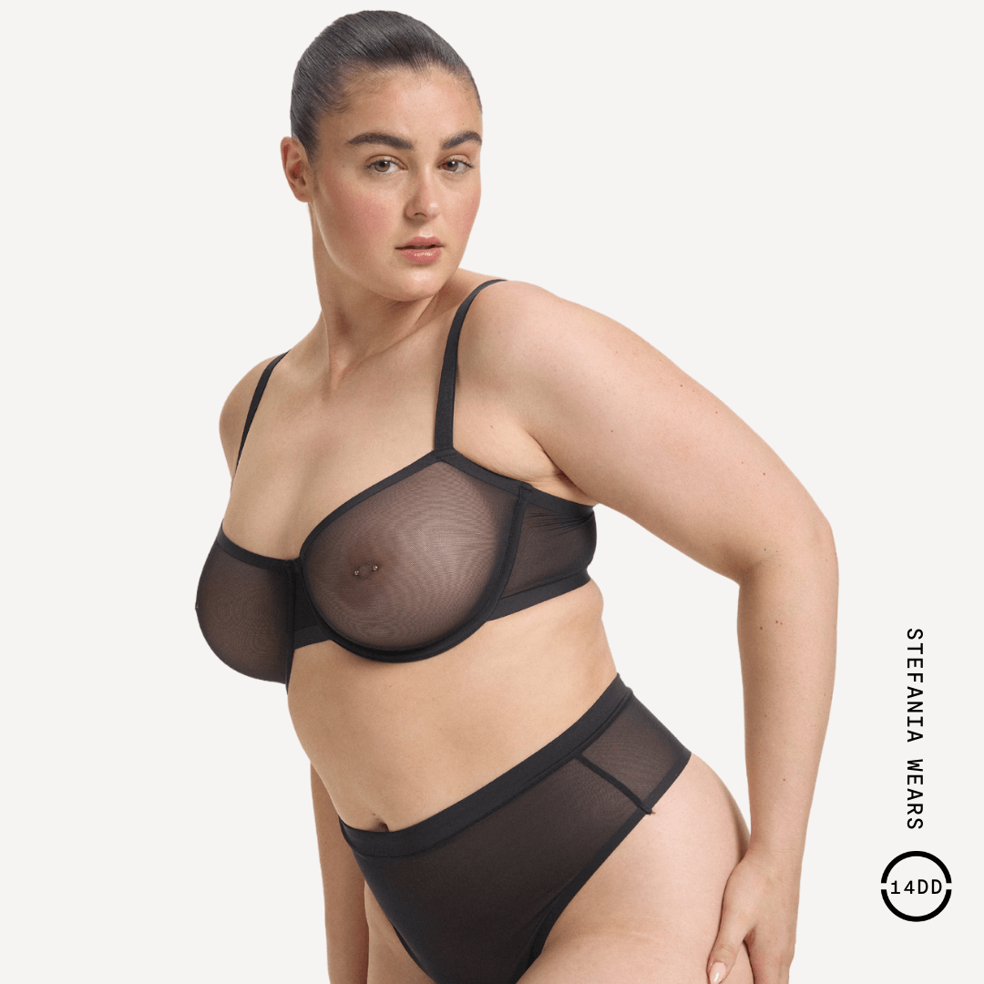 Mesh Balconette Bra 9 Mesh Balconette Bra