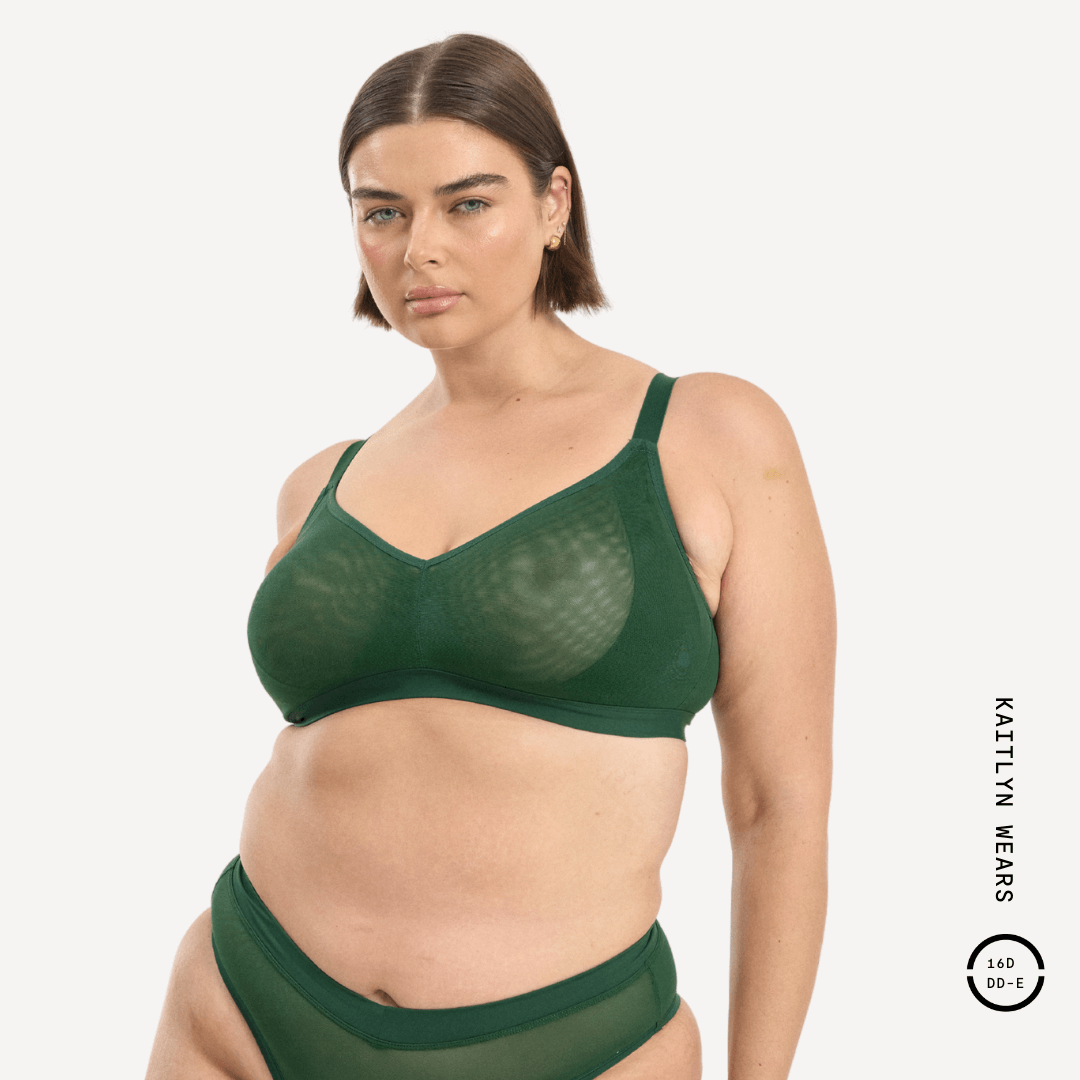 Mesh Comfort Wirefree Bralette