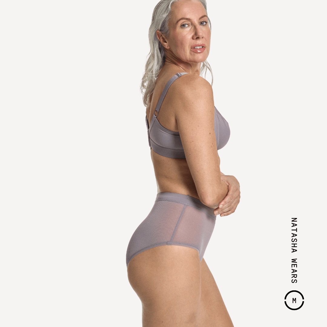 Mesh High Waist Brief - Archive 3 Mesh High Waist Brief - Archive