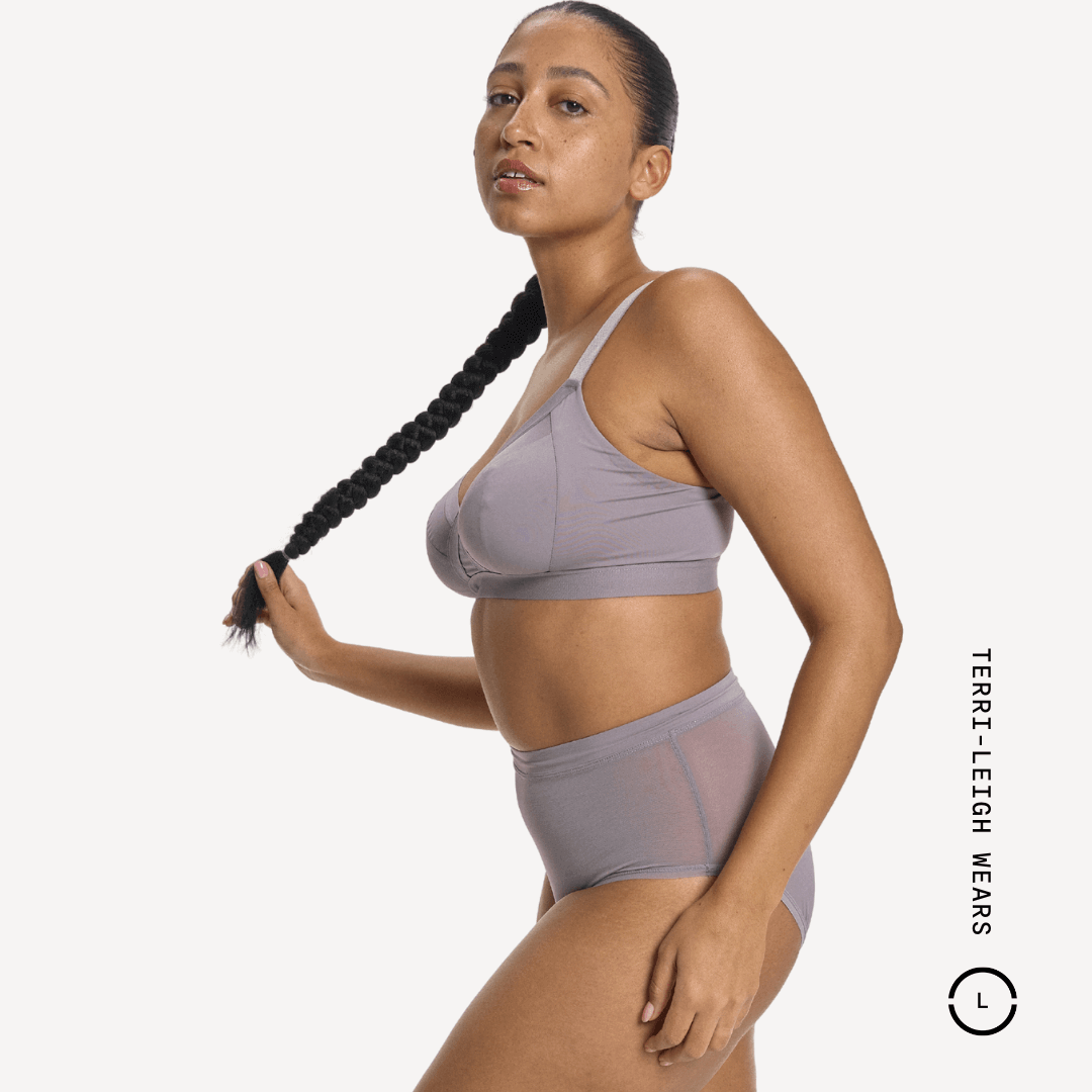 Mesh High Waist Brief - Archive 6 Mesh High Waist Brief - Archive