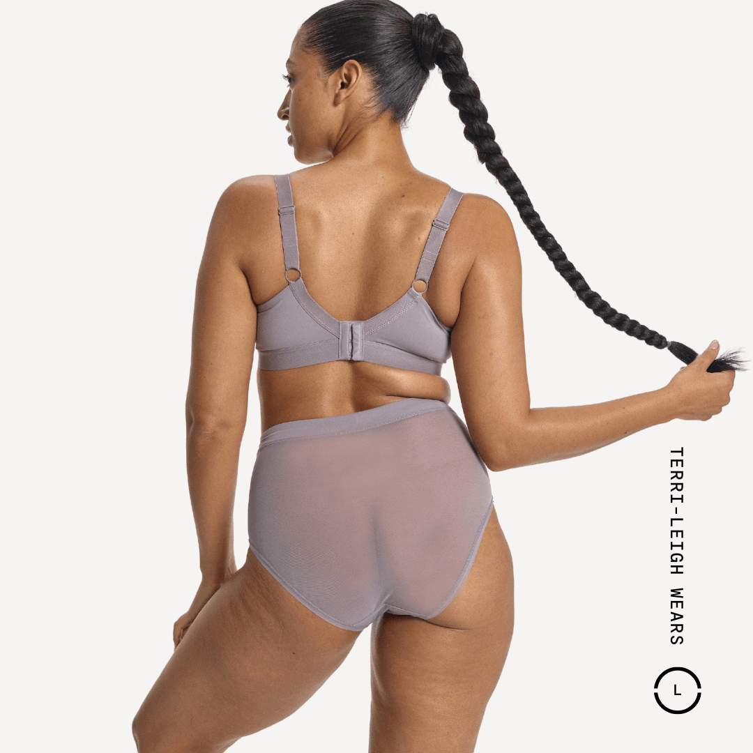 Mesh High Waist Brief - Archive 7 Mesh High Waist Brief - Archive